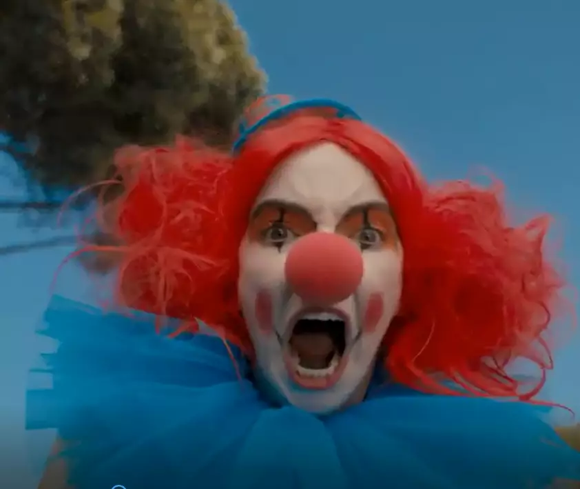 Villanelle in a clown costume: guaranteed to haunt your dreams (