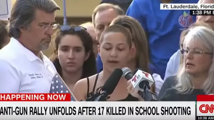 Florida School Shooting Student Delivers Passionate Speech On Gun Control