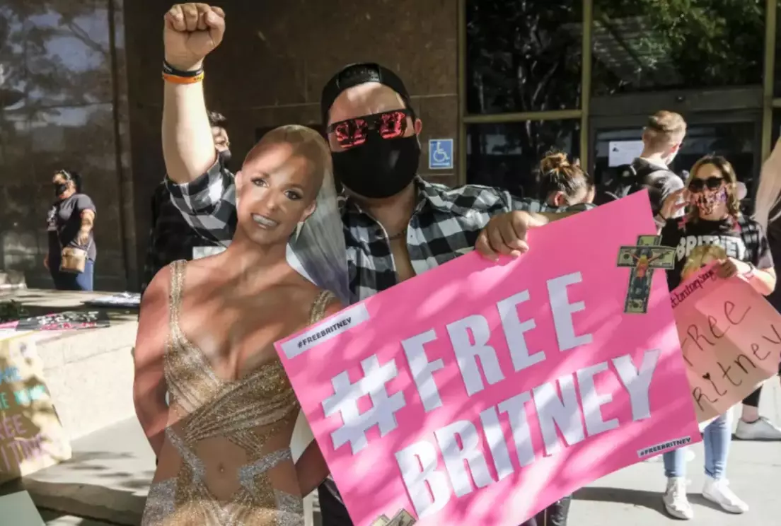 Britney's fans campaigned for the conservatorship to end (