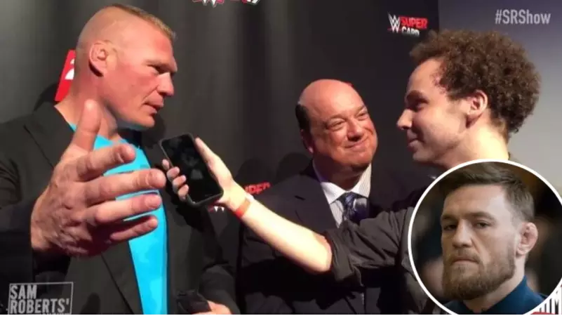 Brock Lesnar's Absolute Savage Response When Asked If He'd Take On Conor McGregor