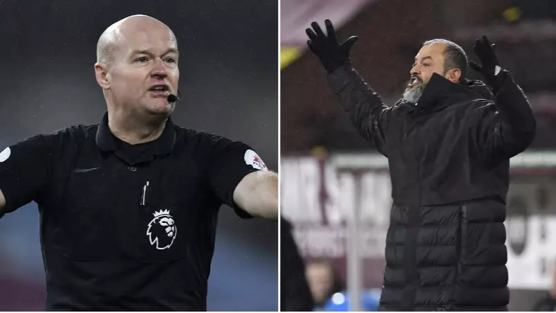 Nuno Espirito Santo Launches Astonishing Attack On Lee Mason After Wolves' Defeat To Burnley 
