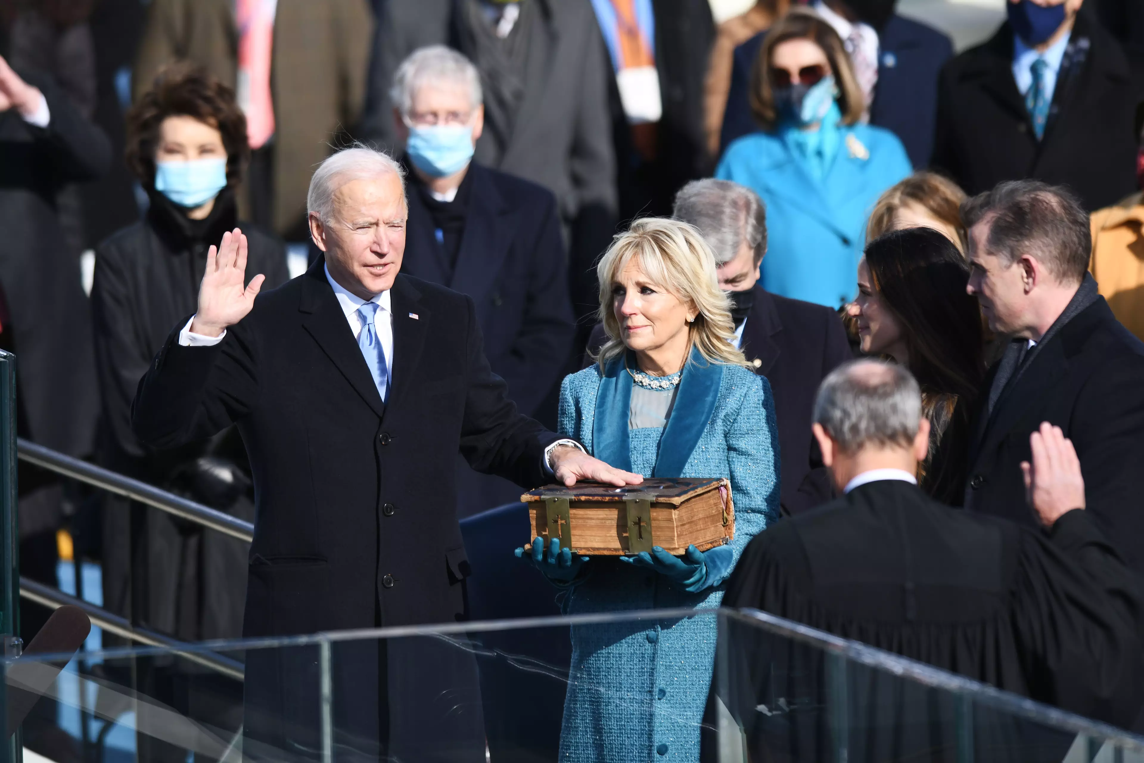 Joe Biden was sworn in as the 46th President of the United States.