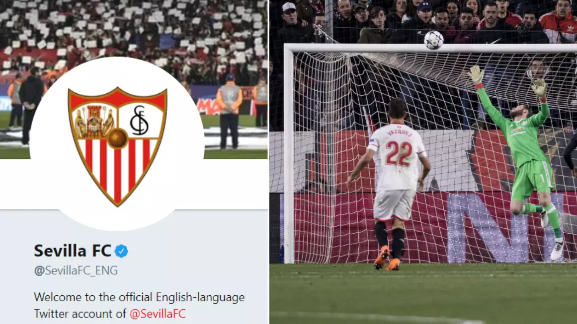Sevilla Send David De Gea A Message On Twitter Ahead Of Champions League Clash