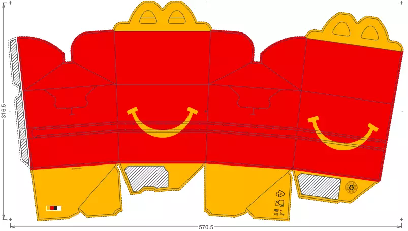 McDonald's has uploaded a handy PDF version of its iconic Happy Meal boxes (
