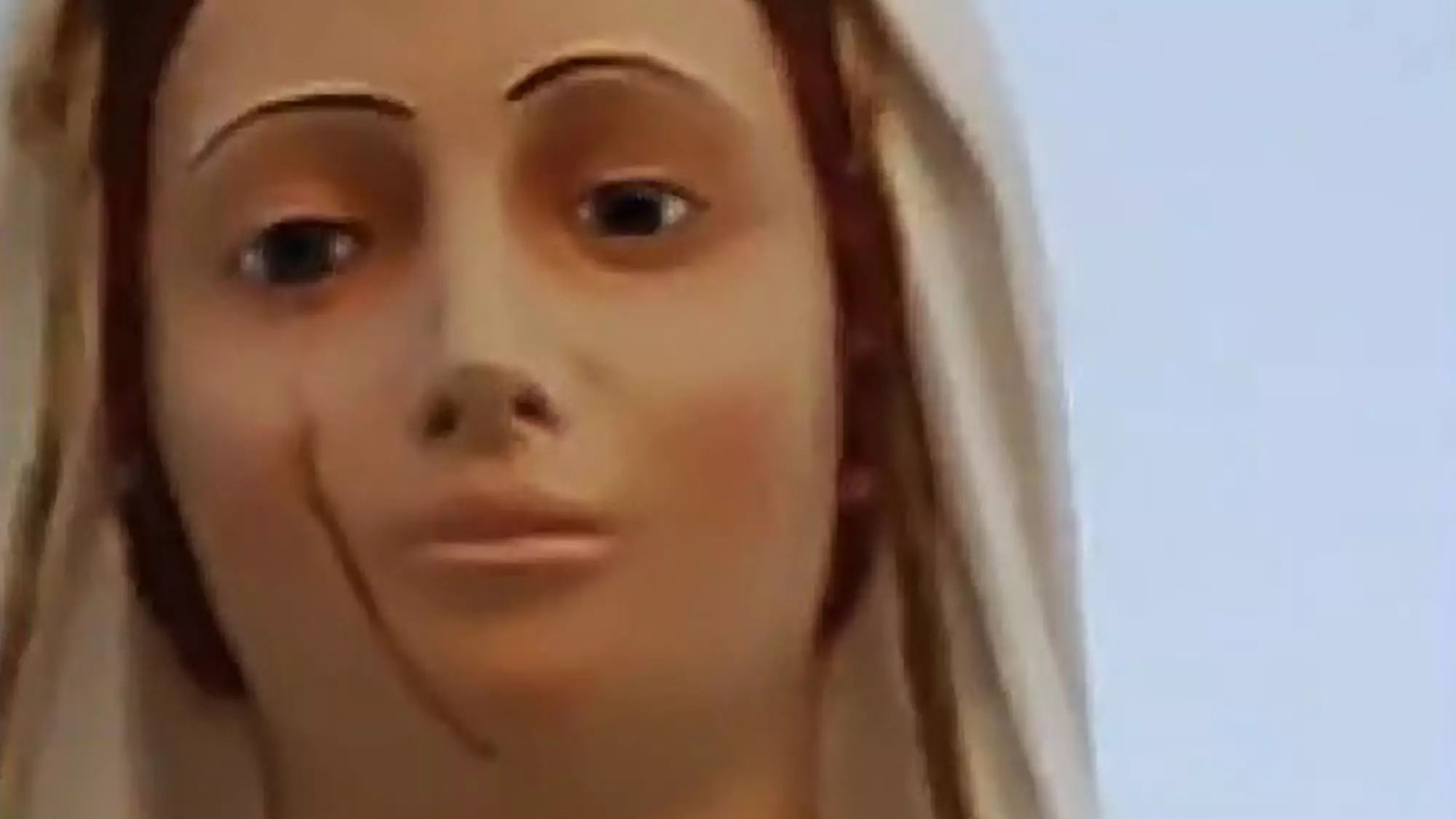 Crowds Gather To Witness Virgin Mary Statue 'Weeping Blood'