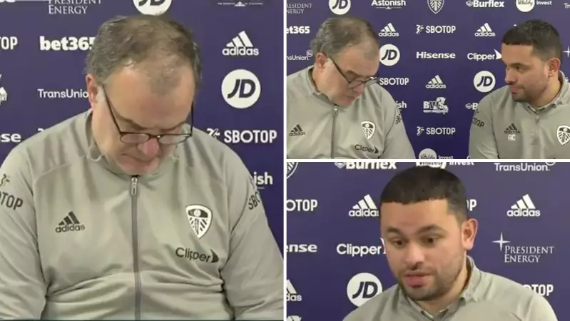 Marcelo Bielsa Announces Starting XI In Press Conference After Reporter Asks: "Will You Keep West Ham Guessing?"
