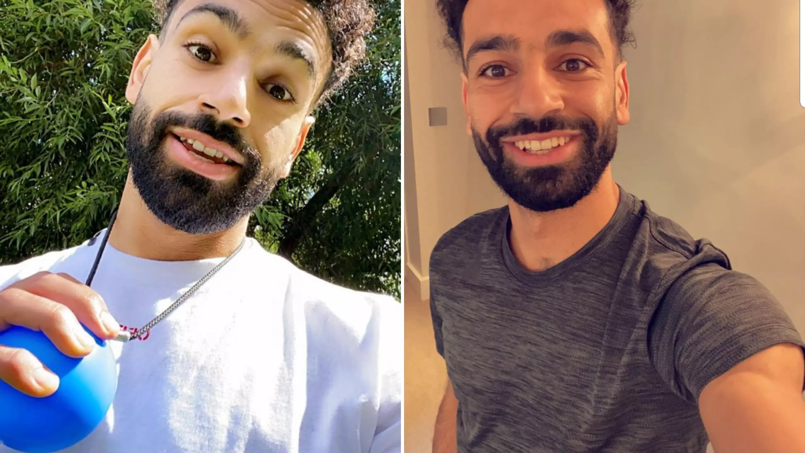 Mohamed Salah Shows Off His Brand New Look - Ditches The Iconic Afro