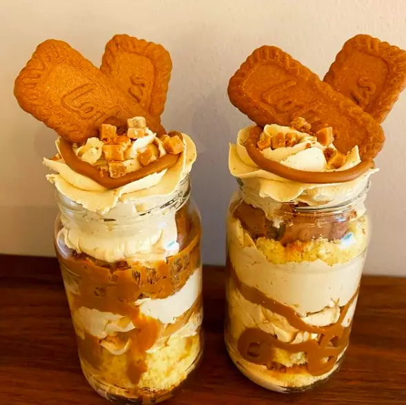 People are making Biscoff Cake Jars and they look unreal (