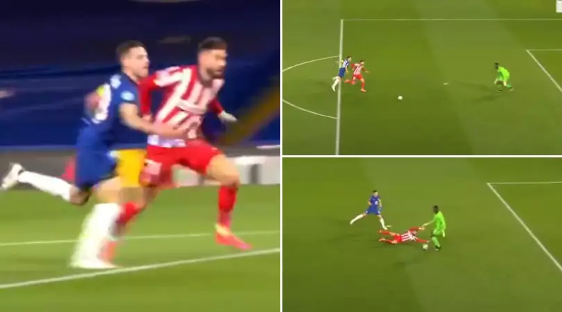 Fans Stunned As VAR Fails To Give Atletico Madrid Blatant Penalty Vs Chelsea