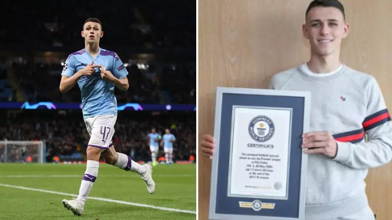 Phil Foden Has Been Included In The Guinness World Records 2020