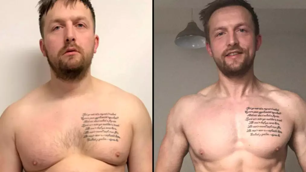 Incredible Transformation Of Dad Who Piled On The Pounds After His Son Was Born