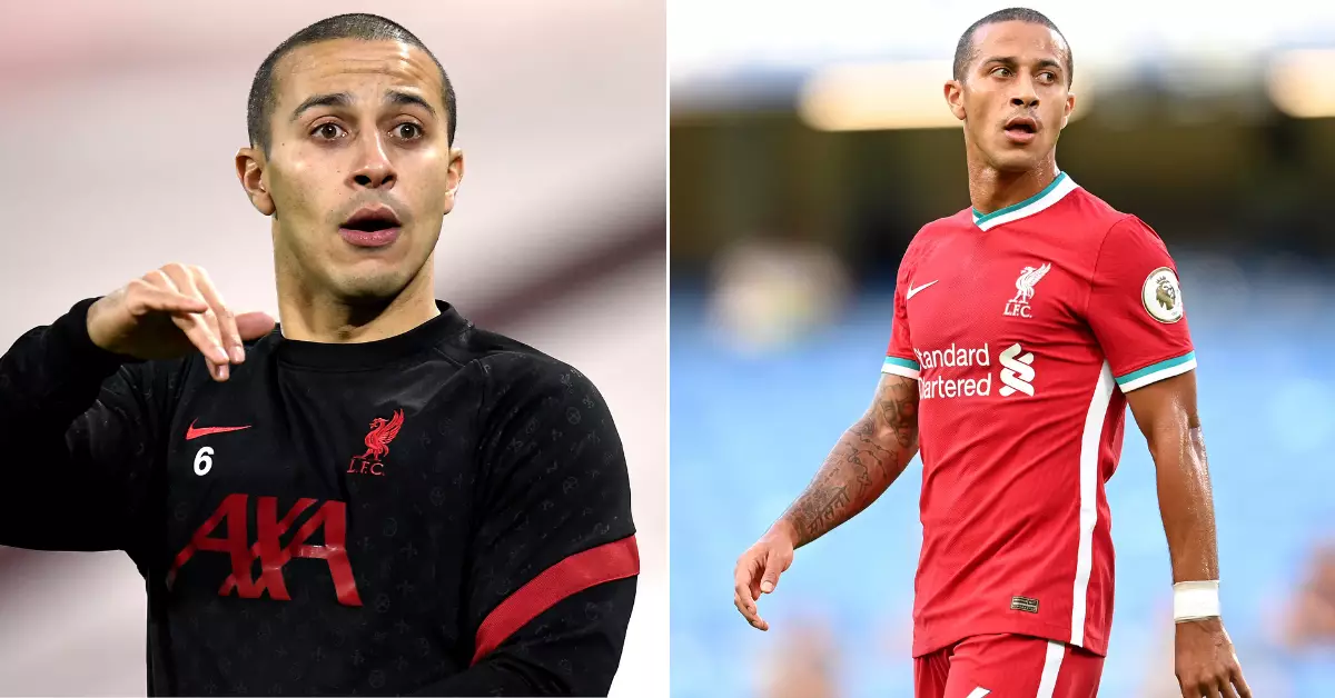 Liverpool’s Thiago Alcantara Labelled ‘Flop Of The Season’ As Fans Point To Winless Run