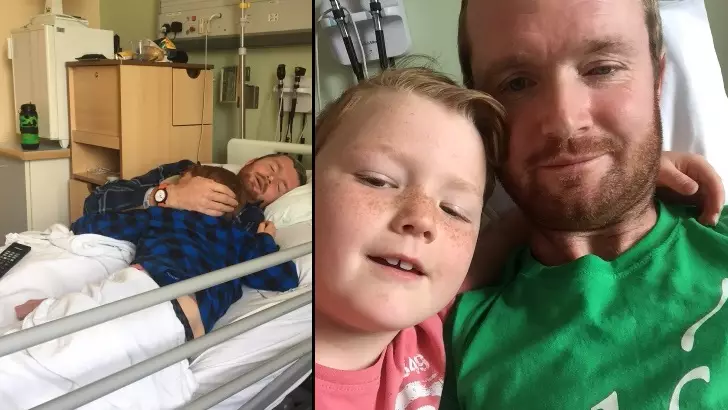 Young Father Given Just Weeks To Live Cuddles Son In Hospital