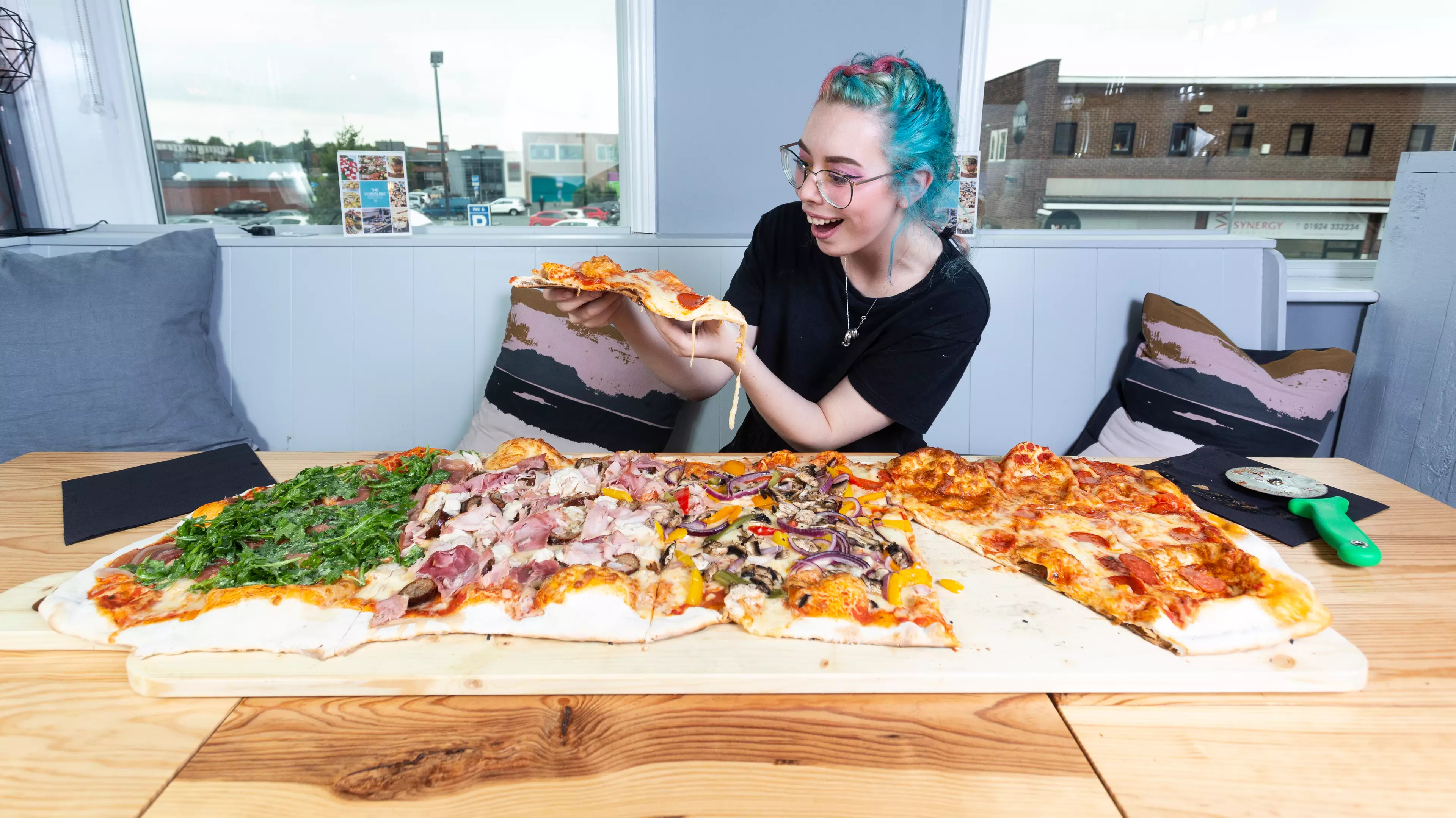 A Restaurant Is Serving An 8,000 Calorie Metre-Long Pizza