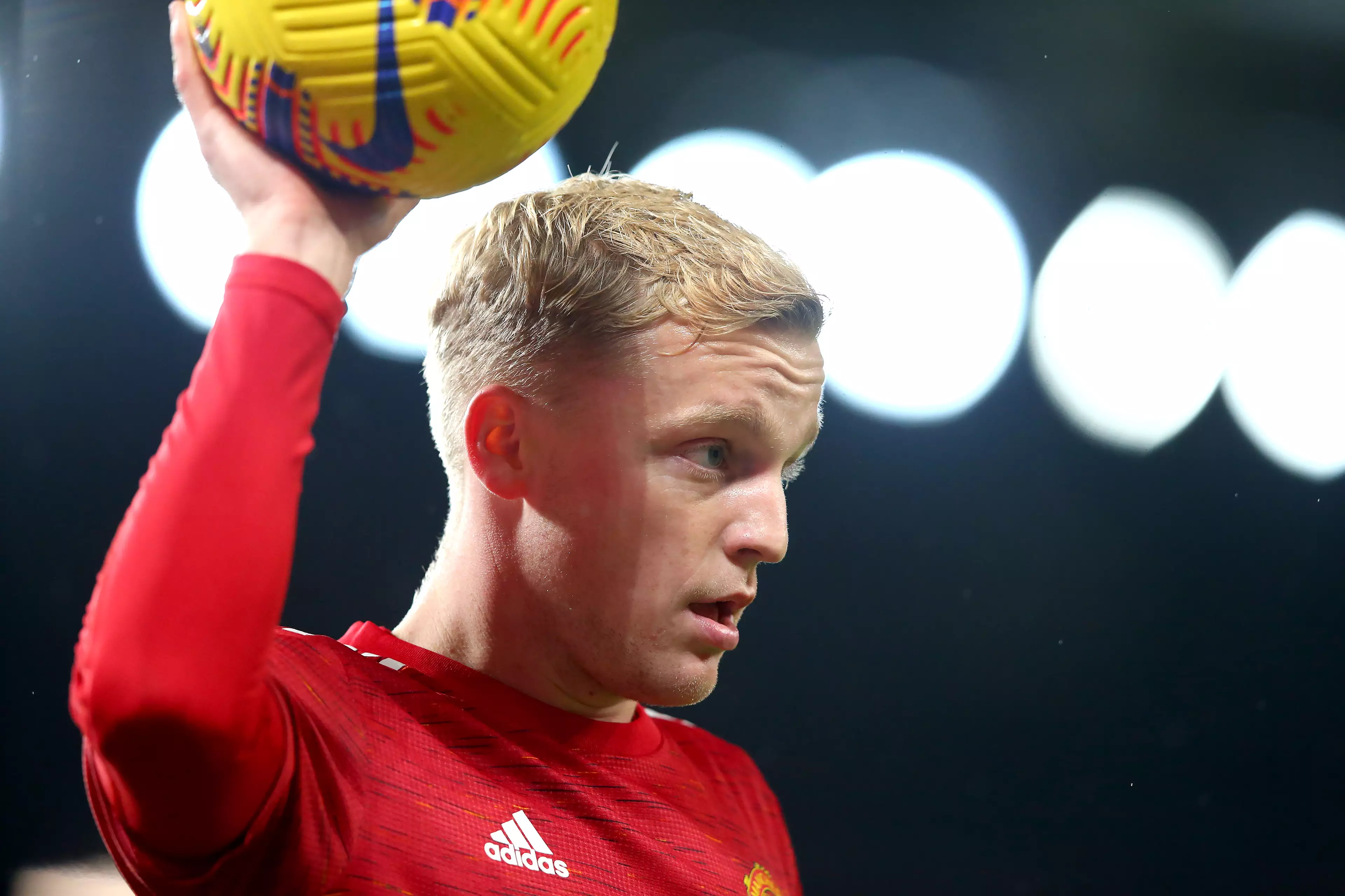 Van de Beek was overlooked against Southampton earlier this month for Scott McTominay, who was carrying an injury. (Image