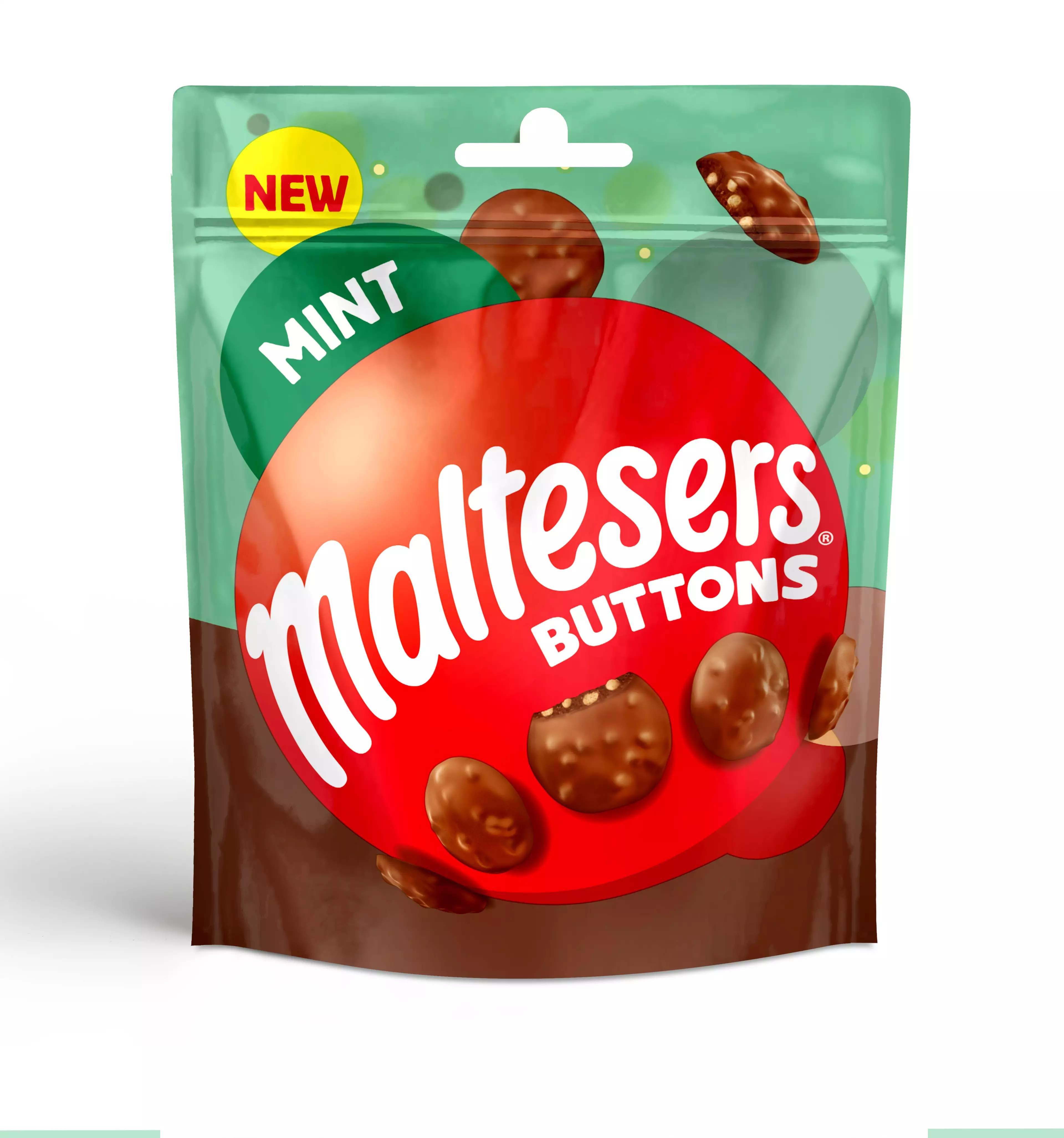 The Mint Malteser Buttons come in small and sharer packs (