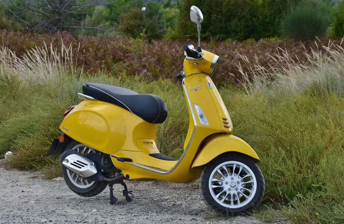 The man was involved in a crash while on a moped (stock image).