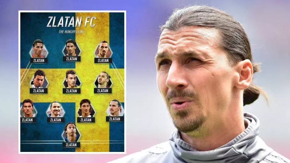 Zlatan Ibrahimovic Picks Himself XI Times In His Perfect Team