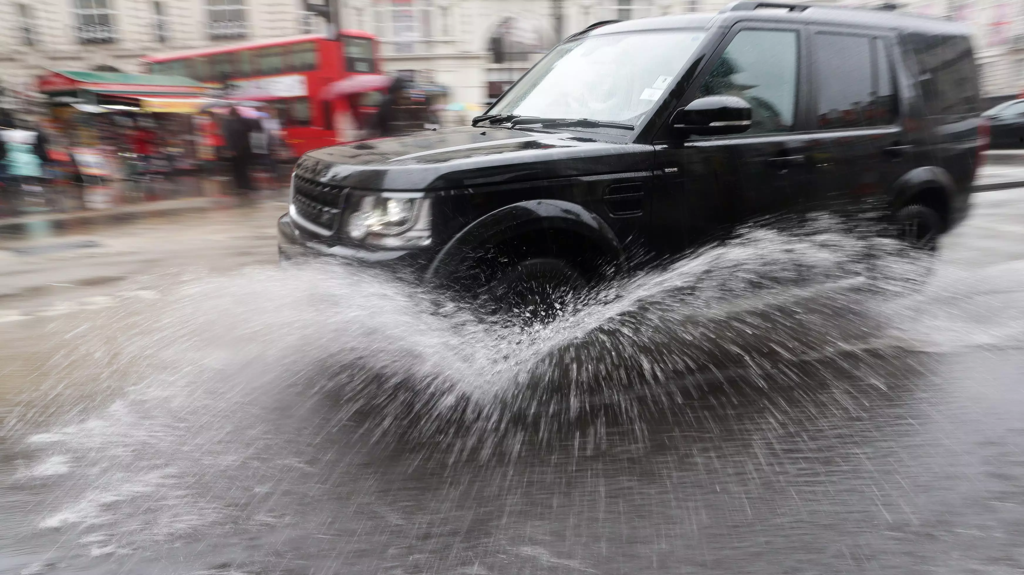 Driver Facing Fine After Splashing Woman And Children 