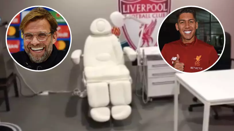 There's A Dentist's Chair In Liverpool's Champions League Final Changing Room