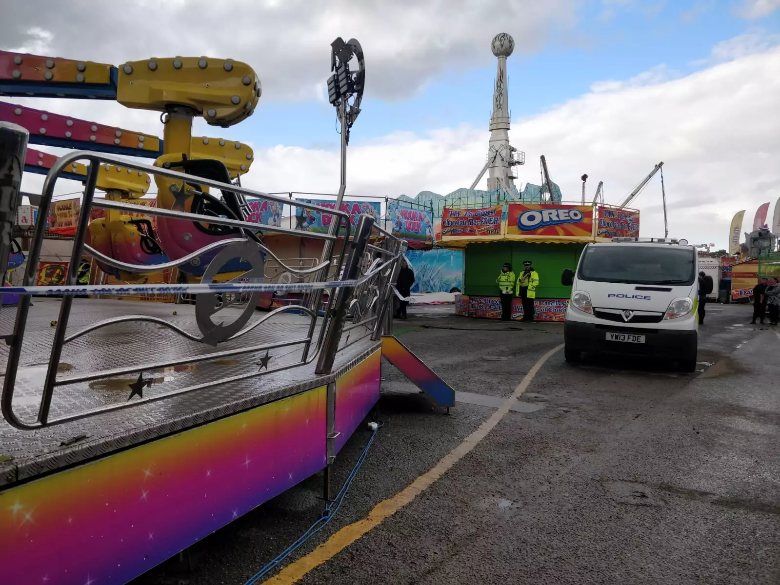 The fairground in Hull.