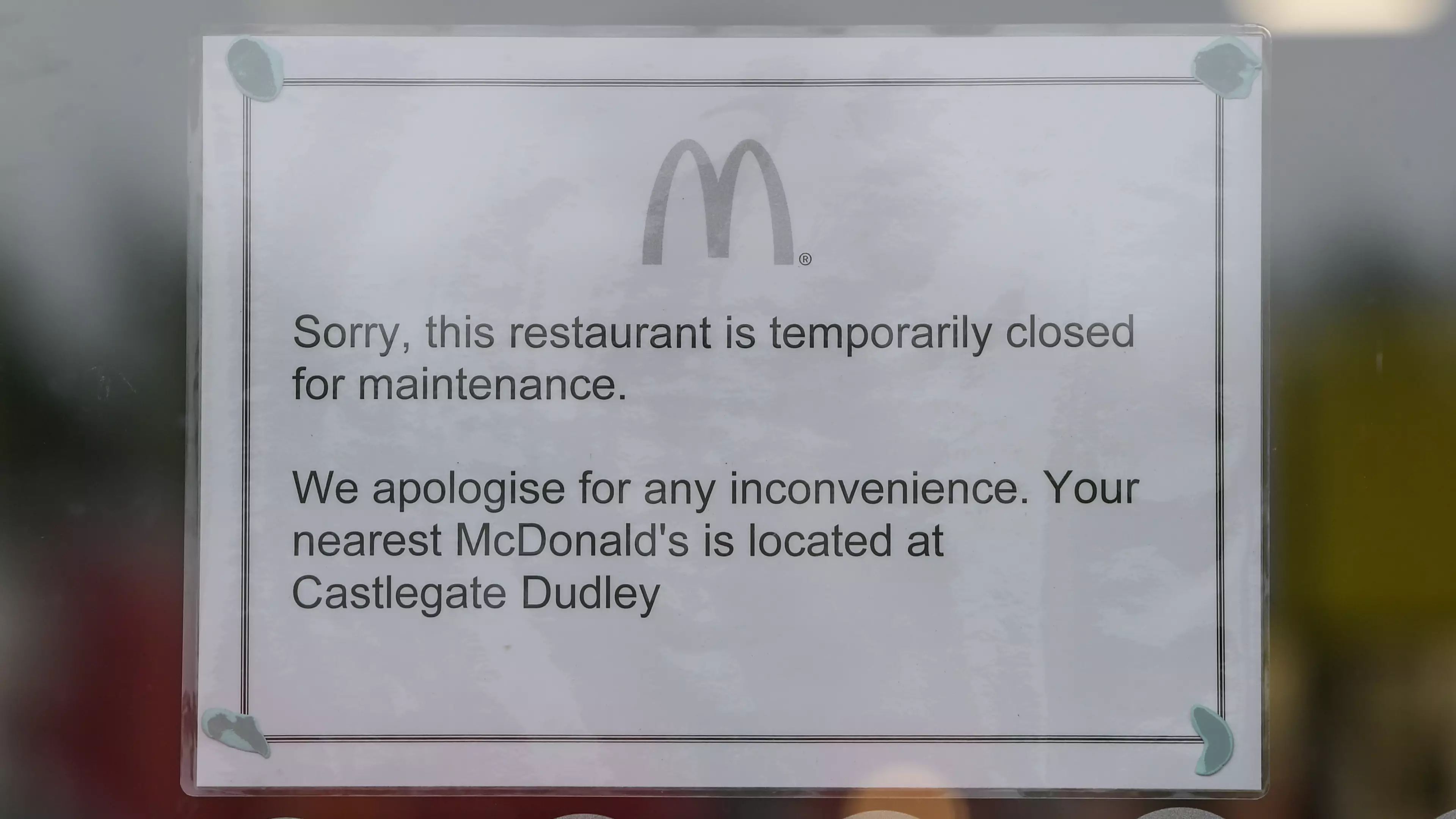 West Midlands McDonald's Closes After Five Staff Test Positive For Coronavirus