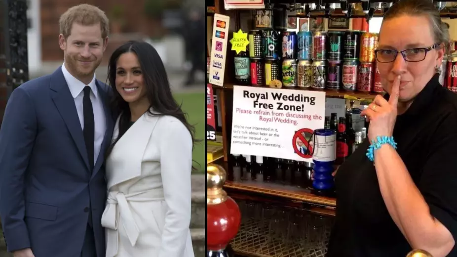 Pub Declares Itself 'Royal Wedding-Free Zone' Banning Any Mention Of The Big Day