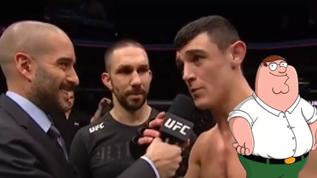 UFC Fighter's Peter Griffin Impression During Post-Match Interview Goes Viral 