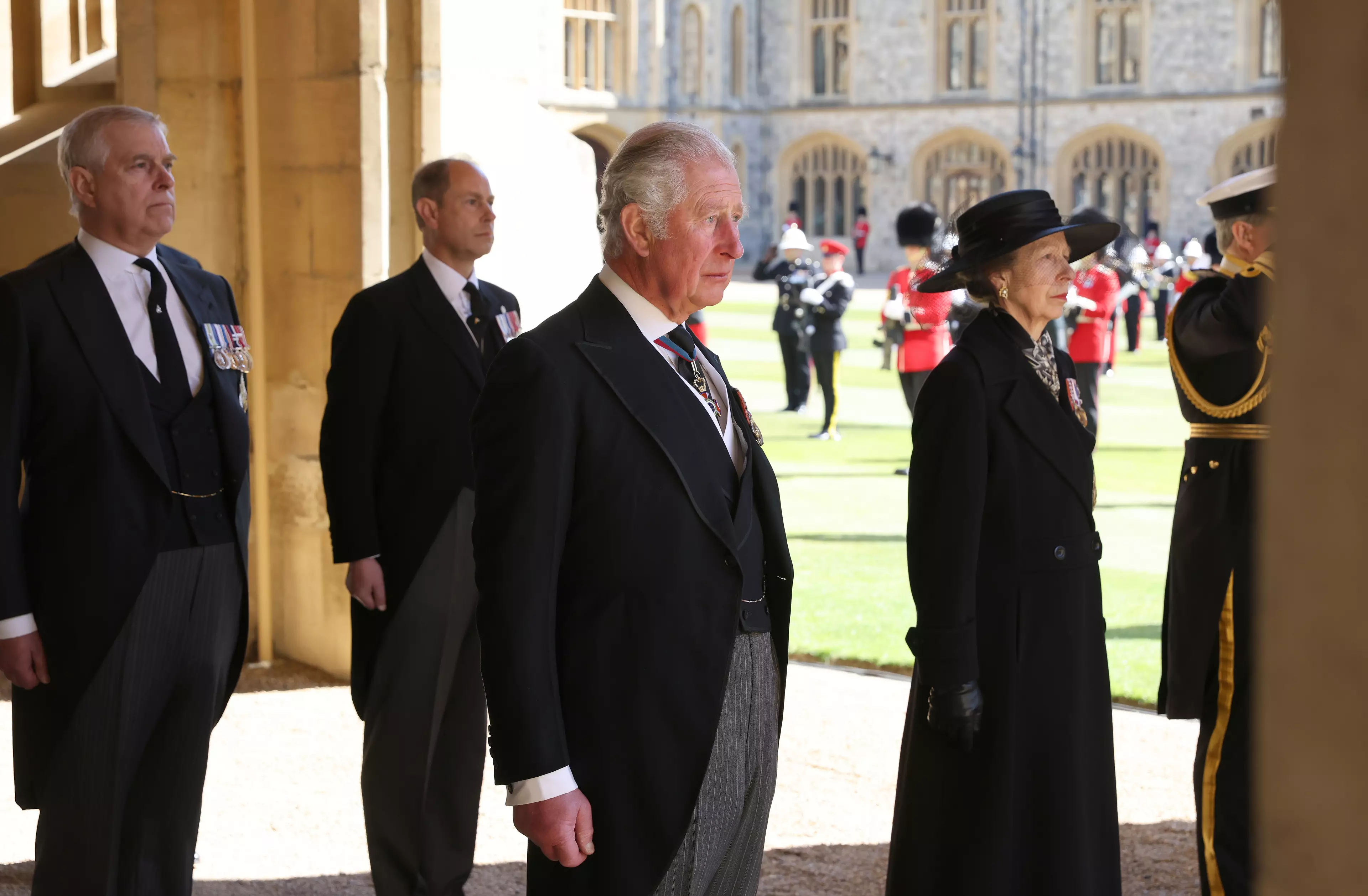 All senior members of the royal family were in attendance (