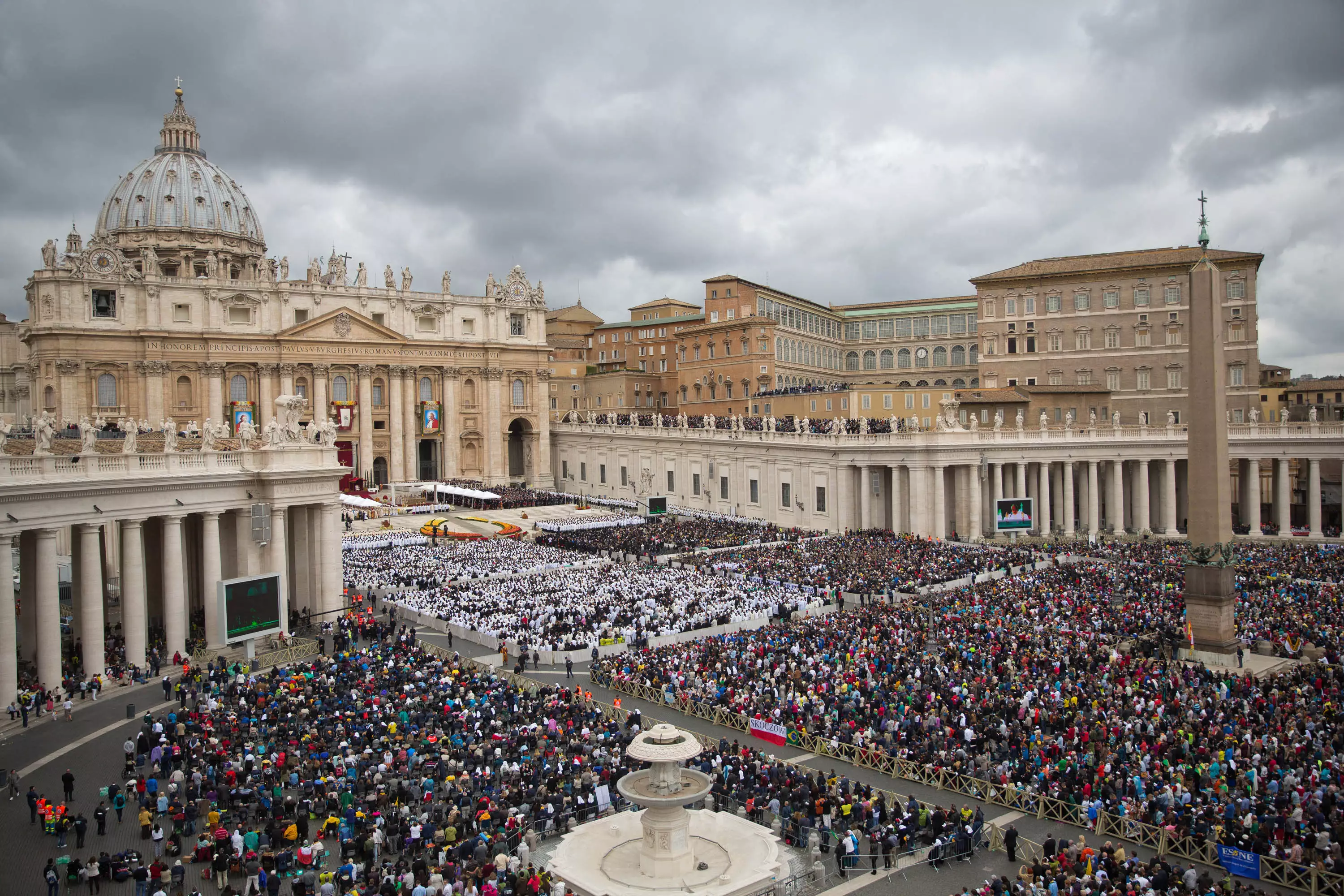 The Vatican attracts millions of tourists every year.