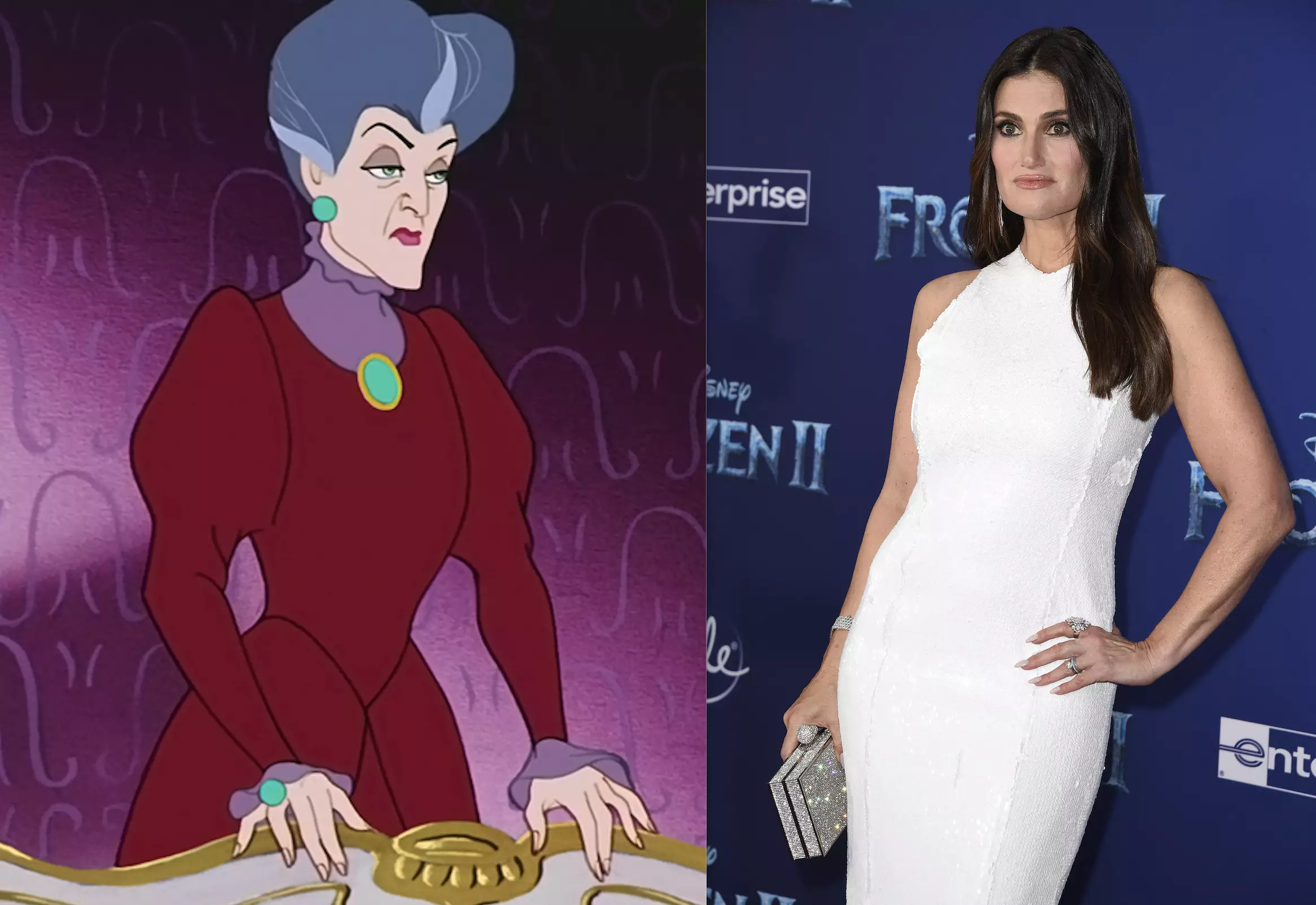 Idina Menzel is playing Cinderella's Evil Stepmother (