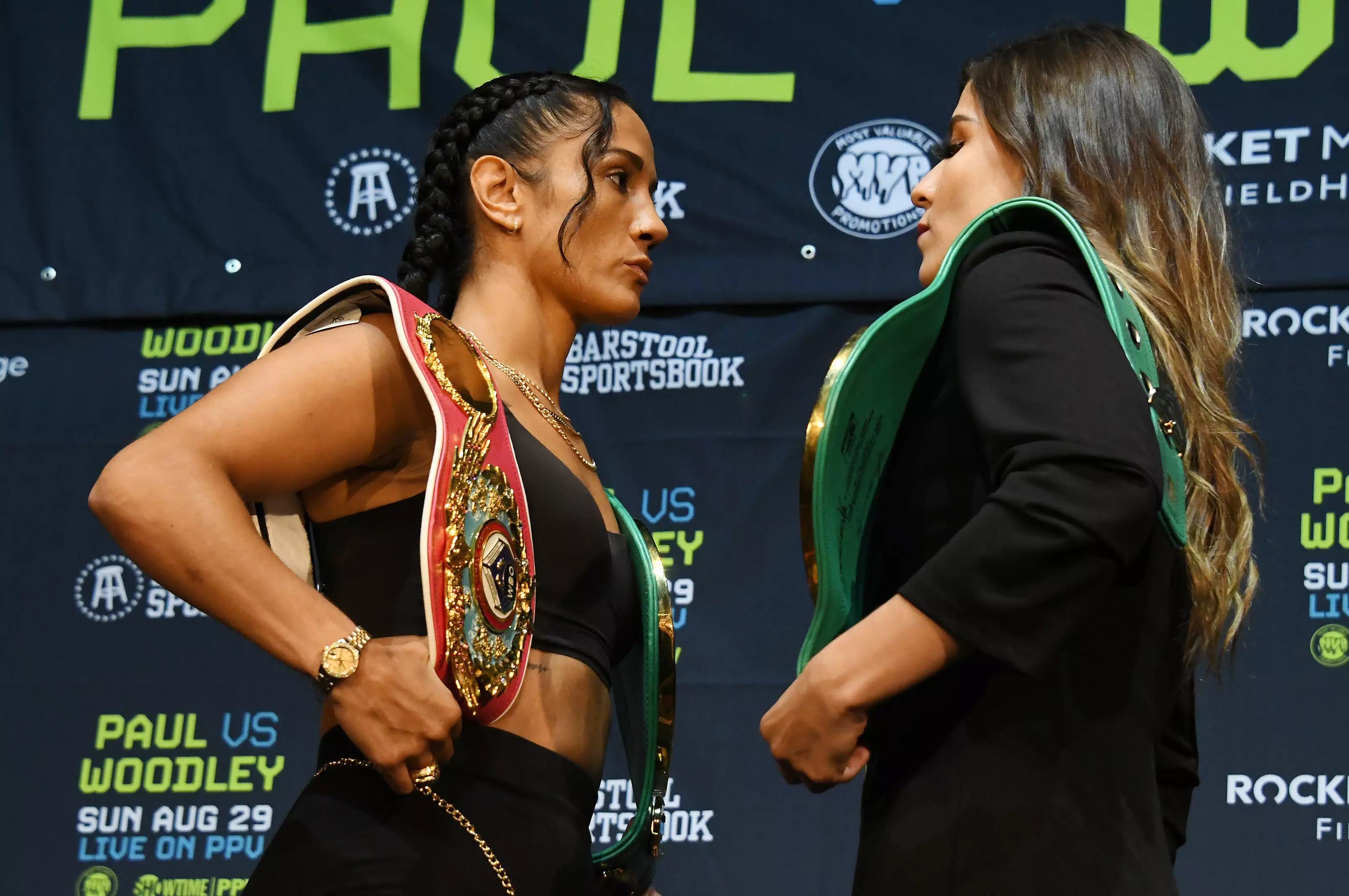 Jake Paul has been questioning how much his undercard fighters, including Amanda Serrano and Yamileth Mercado, will pick up.