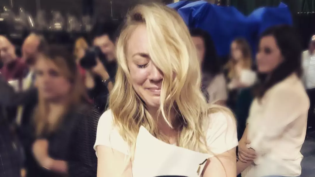 Kaley Cuoco Bursts Into Tears After Reading 'The Big Bang Theory' Finale Script