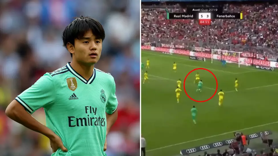 Takefusa Kubo Voted Real Madrid's Player Of The Match By Fans Vs. Fenerbahce