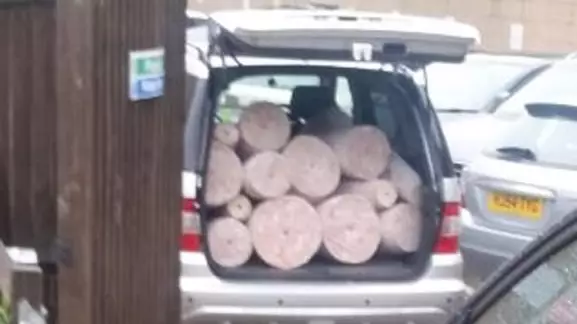 Dad Discovers Huge Slabs Of Doner Meat Packed Inside Car 