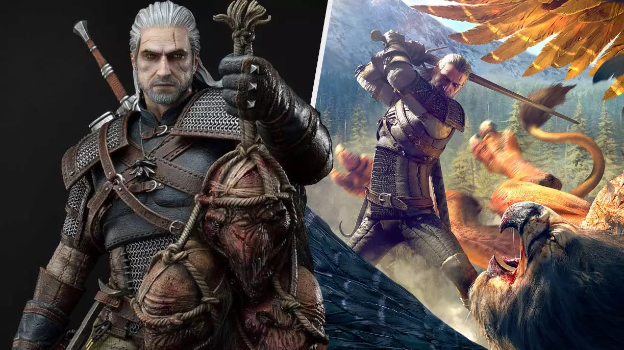 This Three-Foot Tall Witcher Statue Is Perfect For Fans Of A Hefty Geralt
