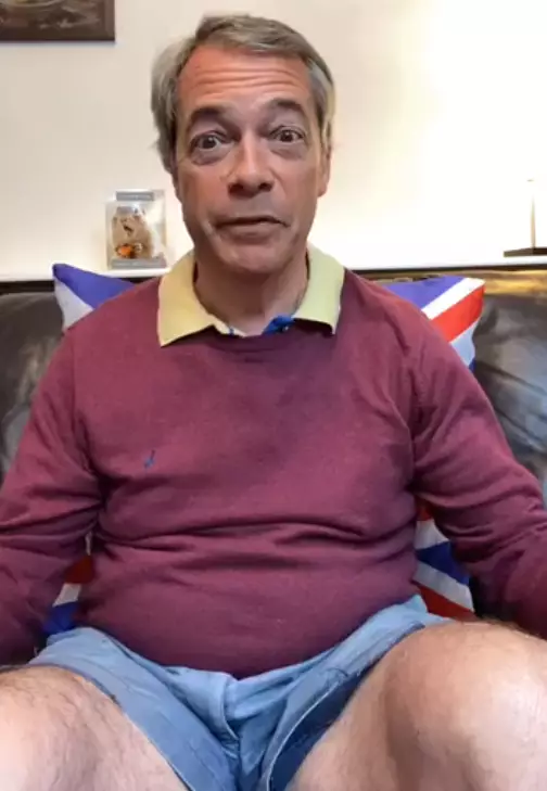 Nige didn't leave a lot to the imagination.