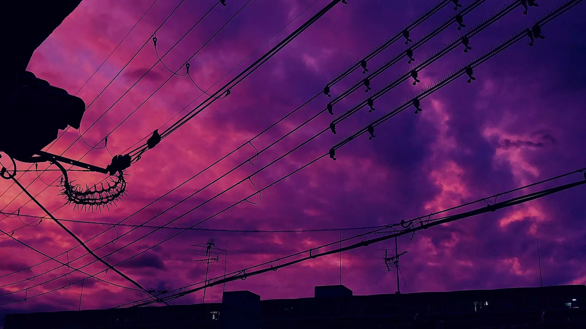 Locals In Japan Share Photos Of Stunning But Ominous Purple Skies Due To Typhoon Hagibis