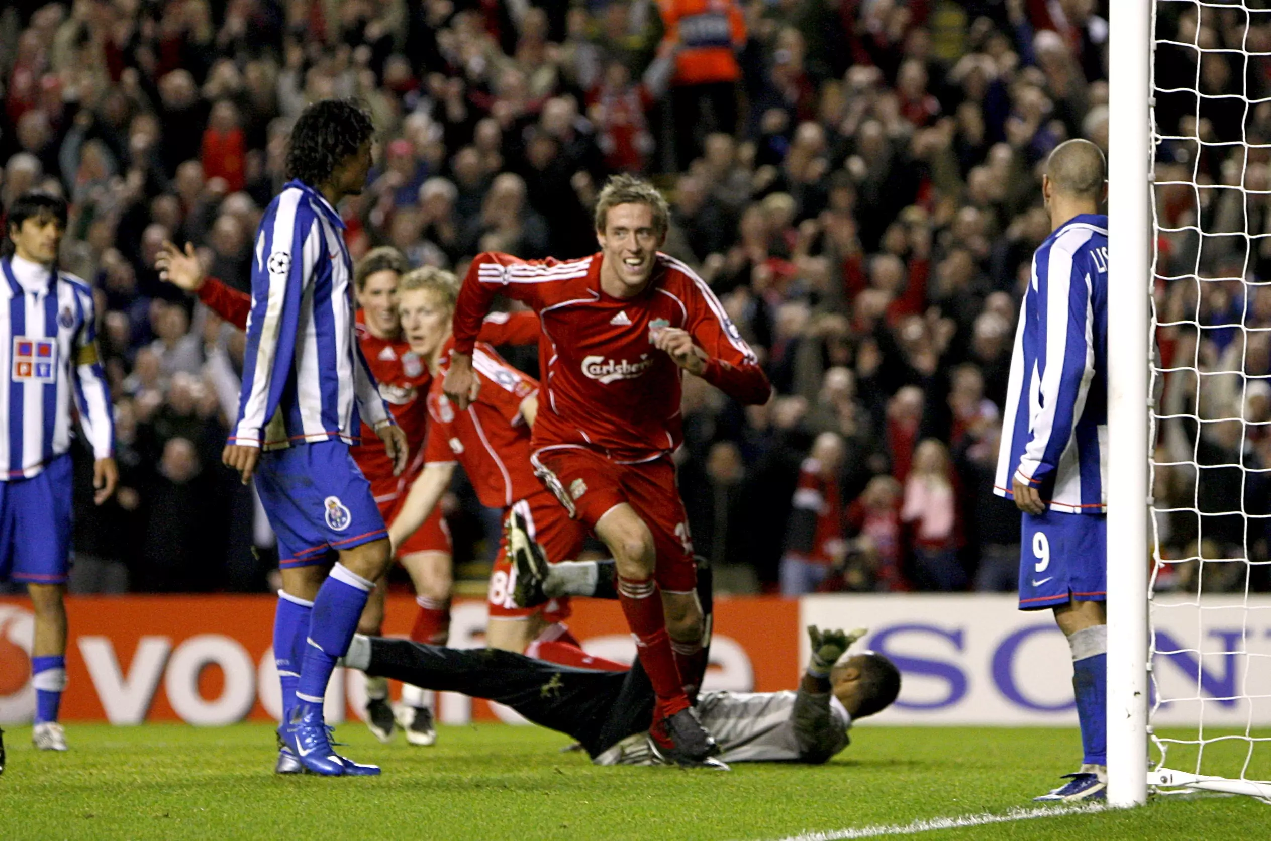 Crouch has experience in Europe playing for Liverpool in the Champions League. Image: PA Images