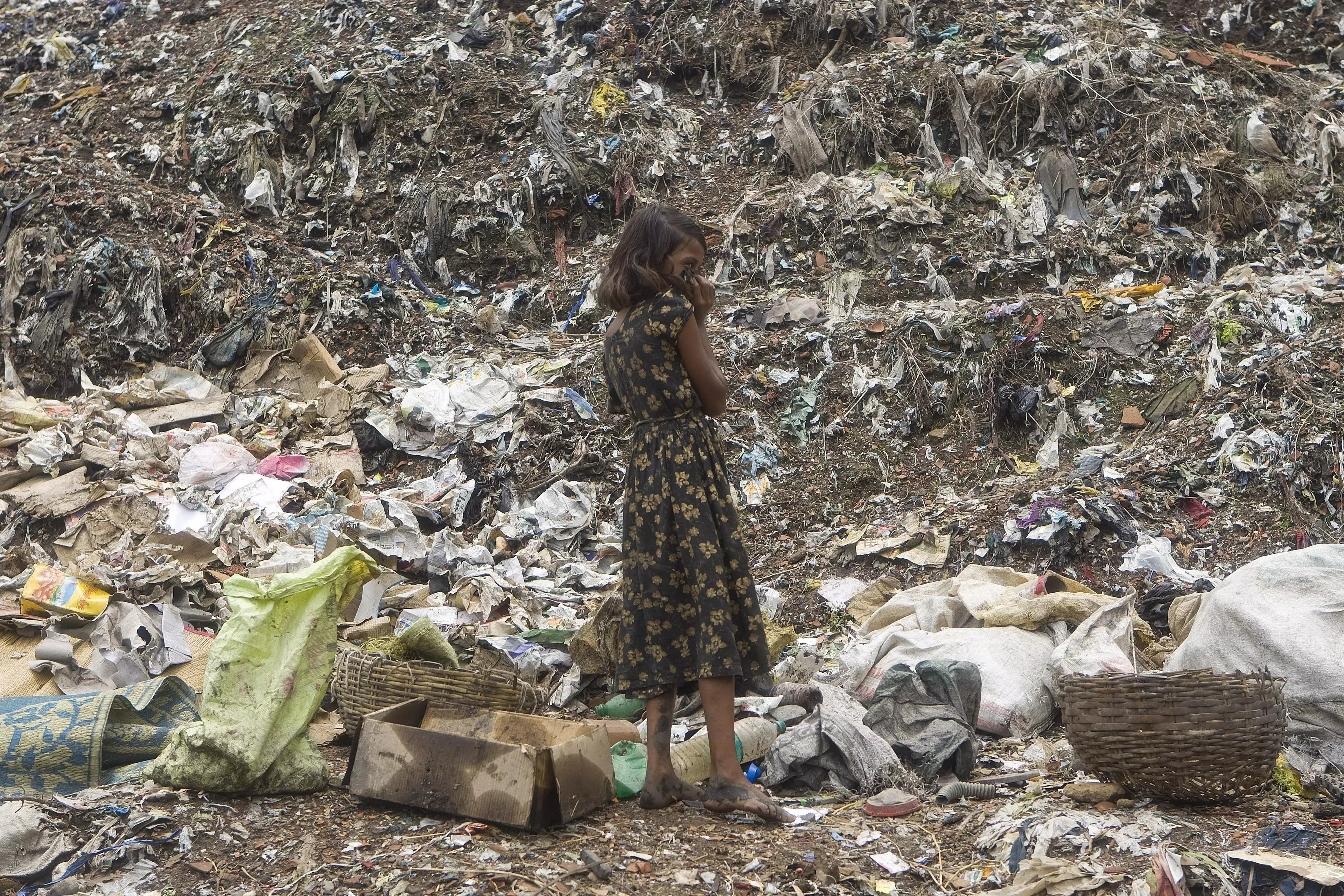 Pollution and rubbish is rife across India