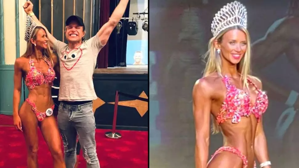 Olly Murs Celebrates After Girlfriend Wins Bodybuilding Competition