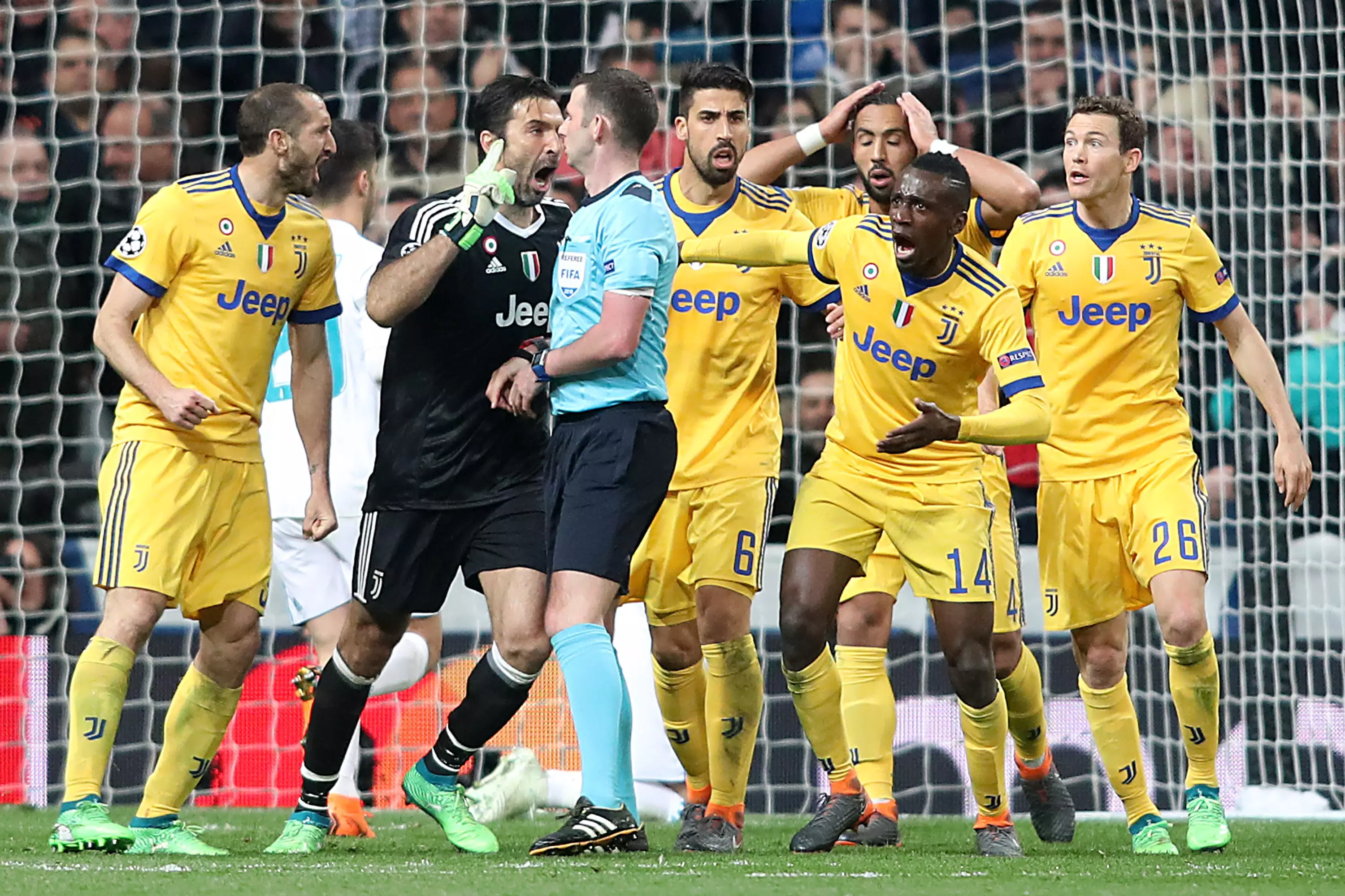 Buffon's moment of madness. Image: PA Images.