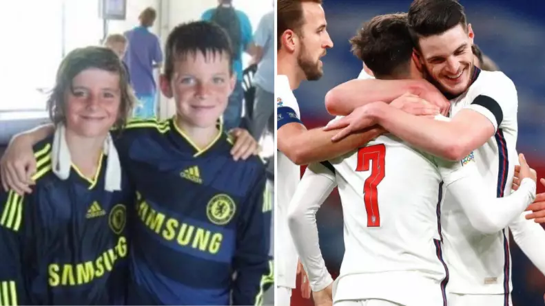 Long-Time Best Mates Declan Rice And Mason Mount Realise Every Child's Dream In Scoring For England