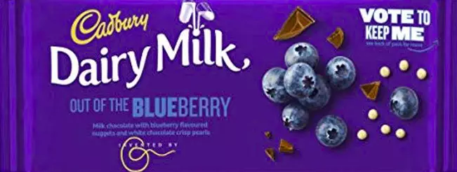 There's also a blueberry flavour (