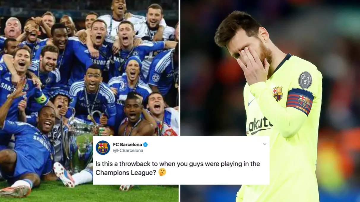 Chelsea And Barcelona Engage In Champions League Banter Ahead Of Friendly