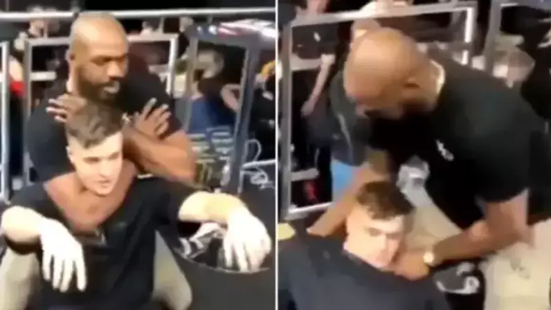 UFC's Jon Jones Chokes Fan Unconscious, Immediately Revives Him