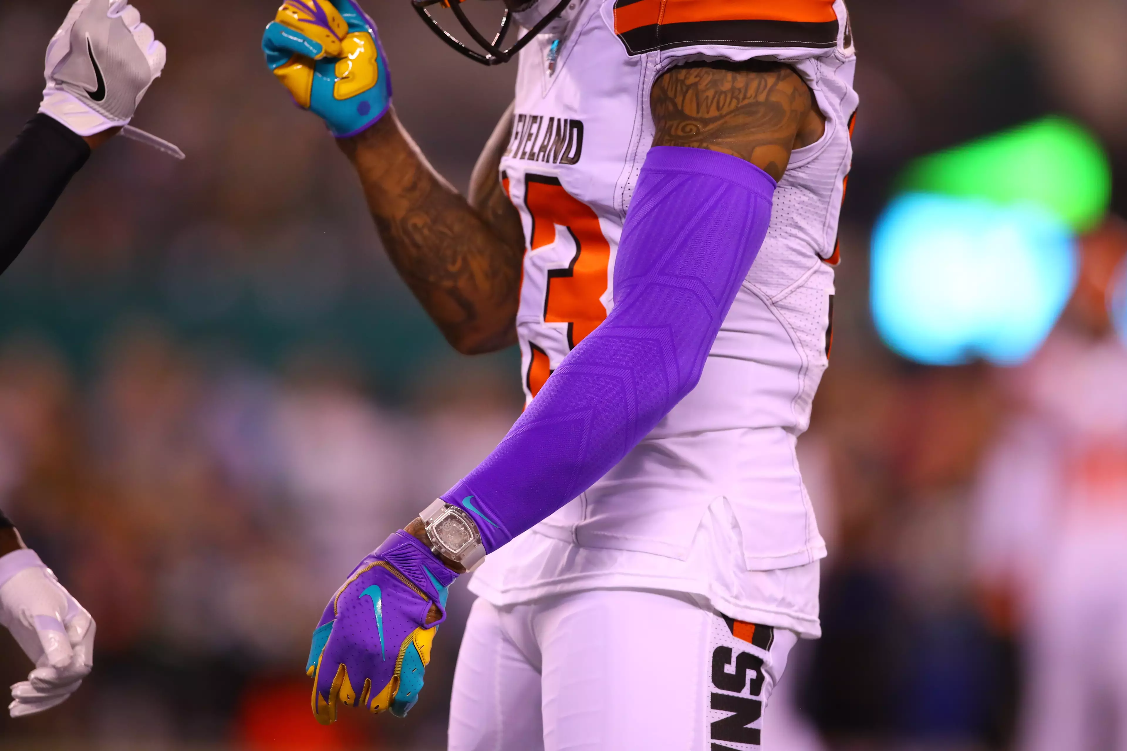 Odell Beckham Jr wore a watch reportedly worth $2million on Monday night