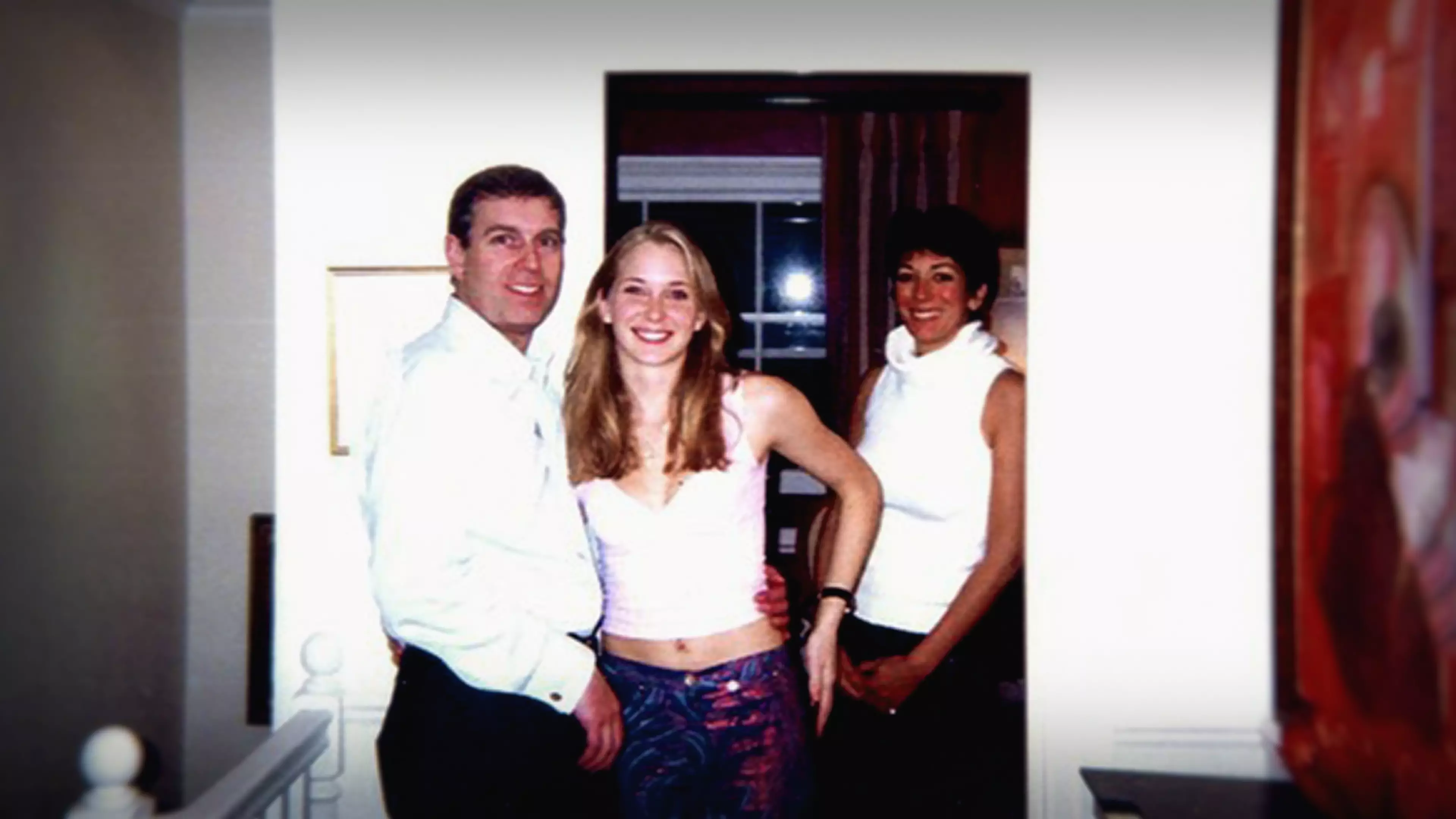 The Duke of York came under scrutiny after he was accused of sleeping with Epstein's 'sex slave' Virginia Guiffre when she was 17. He has said he has 'no recollection' of this photo being taken (