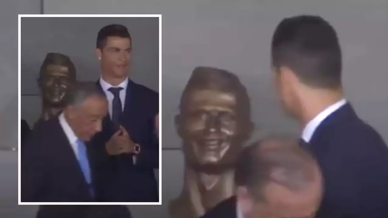 How Cristiano Ronaldo Reacted To His Infamous Statue