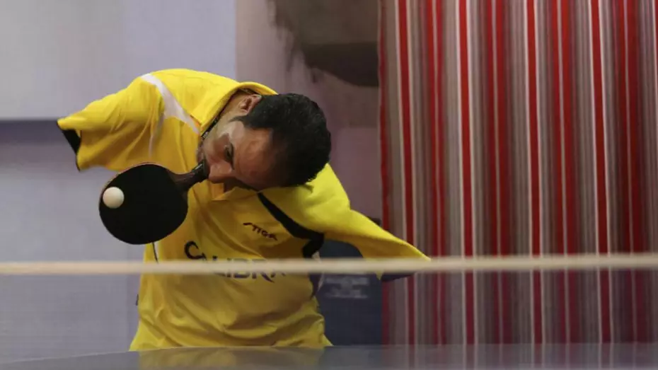 Meet The Lad Who Plays Table Tennis With His Mouth